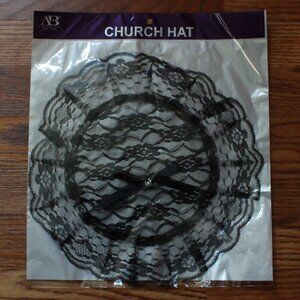 Ana Beauty Lace Accent Church Hat/Hair Accessory